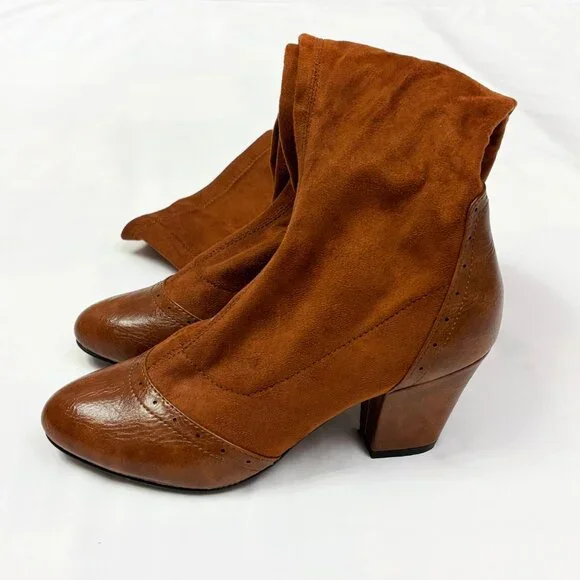 BAIT Footwear brown knee-high stretch boots size US 7.5 - Picture 6 of 6